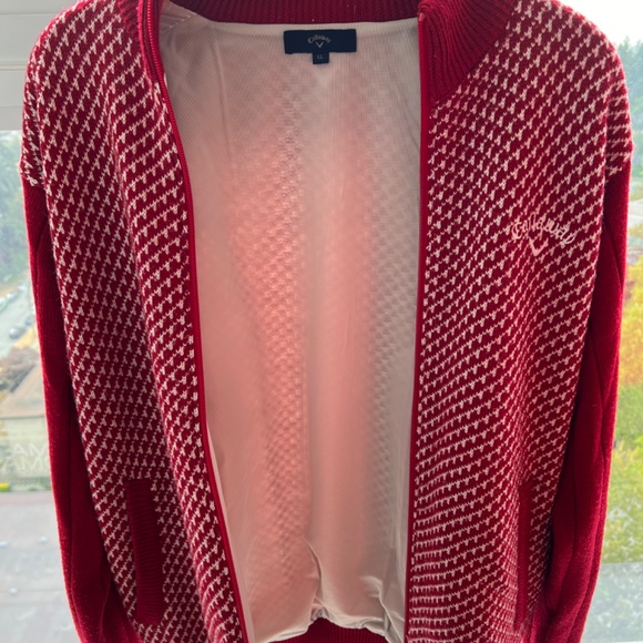 Callaway zip up knitwear sweater - Picture 2 of 10